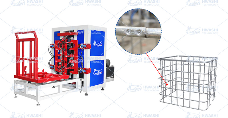 IBC Cage Frame Locking Machine