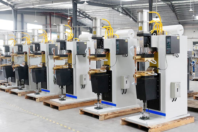 IBC cage welding machines ready