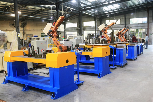 IBC welding robot production line