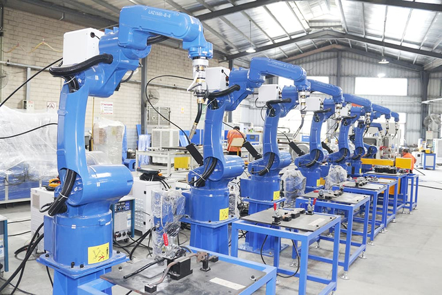 IBC cage welding robot line